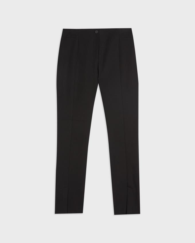 Pantalon Ted Baker Slit Detail Noir Femme | ETH-40698957